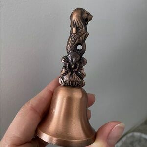 Bronze Finish Hand Bell - Copper-Tone Home Accent